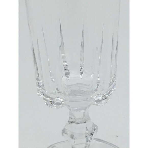 LifeStyle 24% Lead Crystal Vintage Champagne Flute Original Gold Label Italy - Picture 4 of 7